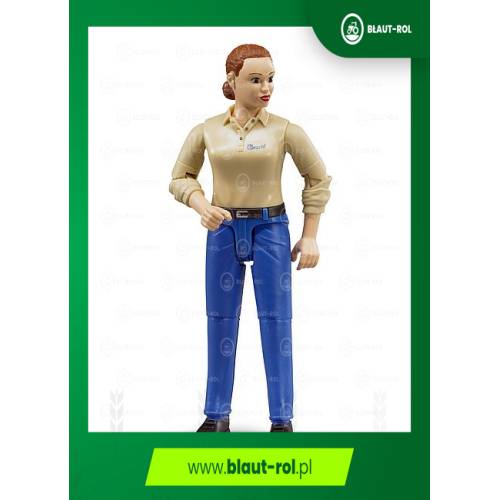 BRUDER 60408 bWorld figurka kobiety w spodniach