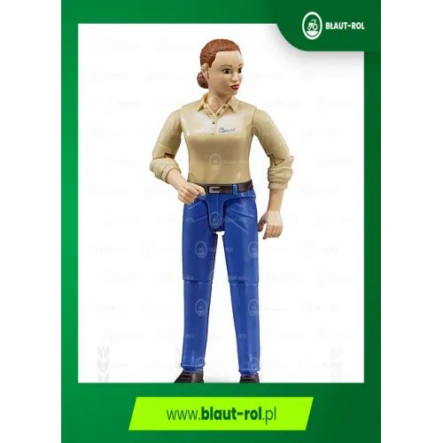 BRUDER 60408 bWorld figurka kobiety w spodniach