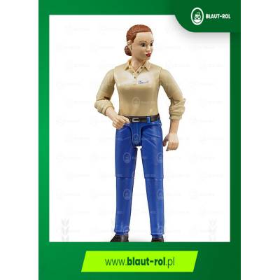 BRUDER 60408 bWorld figurka kobiety w spodniach