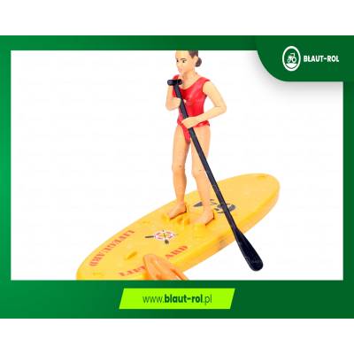 BRUDER 62785 figurka kobiety na desce ratowniczka