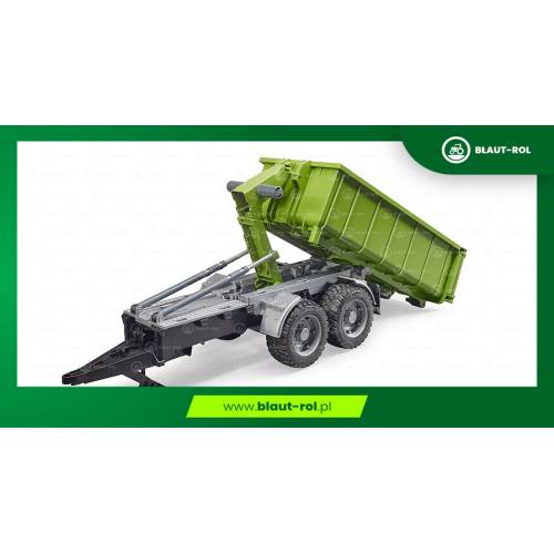 BRUDER przyczepa kontenerowa rolnicza duża 02035