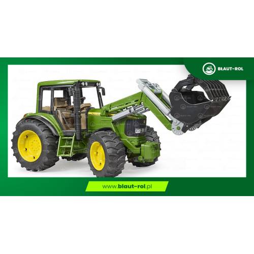 BRUDER John Deere traktor ciągnik z turem 02052