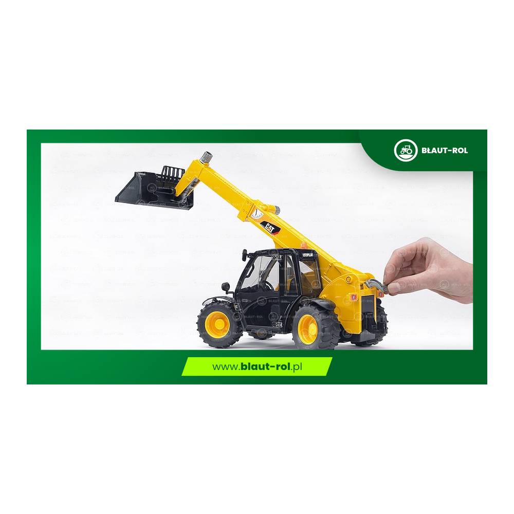 BRUDER ładowarka teleskopowa CAT ładowacz 02141