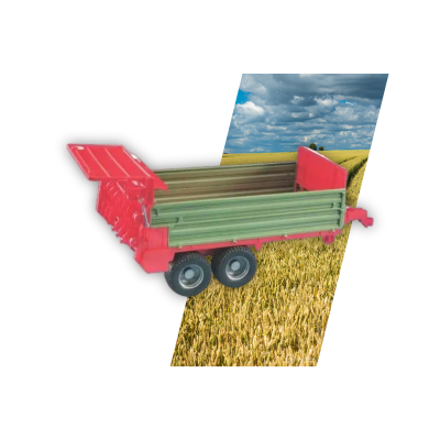 BRUDER rozrzutnik obornika przyczepa 02209 zabawka