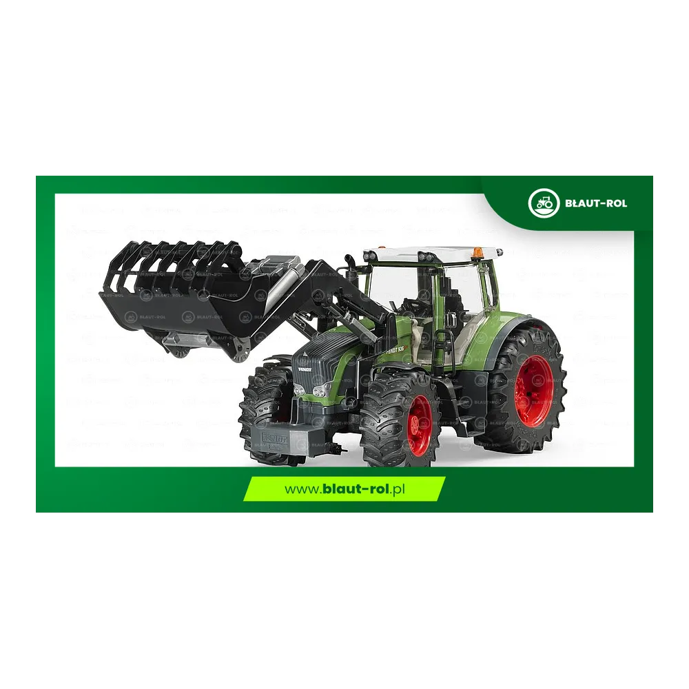 BRUDER traktor ciągnik Fendt 936 z ładowaczem