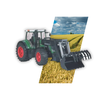 BRUDER traktor ciągnik Fendt 936 z ładowaczem