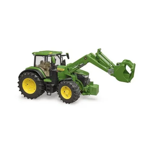 BRUDER John Deere 7R Traktor ciągnik z ładowaczem 