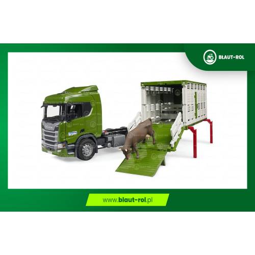 BRUDER Ciężarówka SCANIA Super 560R transportowa