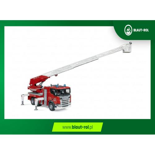 BRUDER Wóz strażacki Scania 560R z drabiną 03591