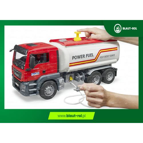 BRUDER Cysterna MAN TGS ciężarówka zabawka na wodę