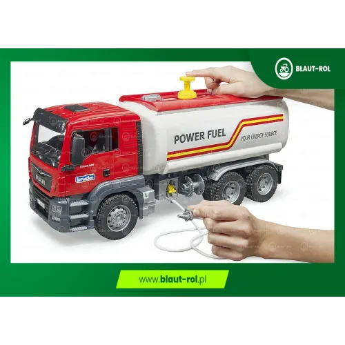 BRUDER Cysterna MAN TGS ciężarówka zabawka na wodę