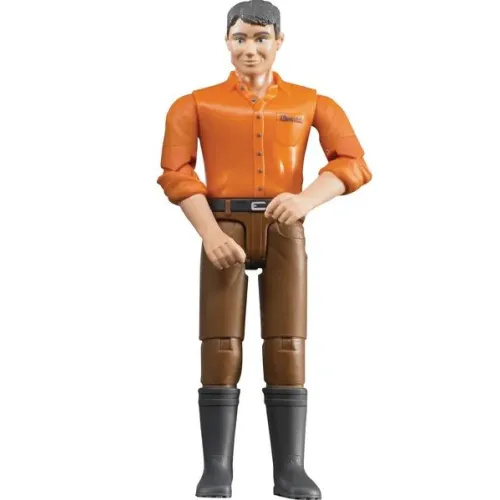 BRUDER figurka mężczyzny brązowych spodniach 60007