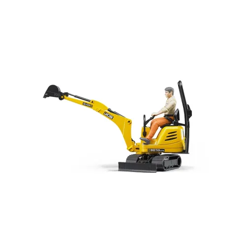 BRUDER minikoparka JCB + figurka pracownik 62002