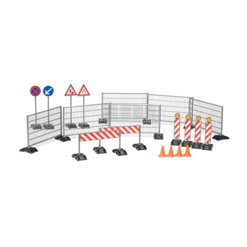 BRUDER Zestaw znaków drogowych i szlabanów 62007