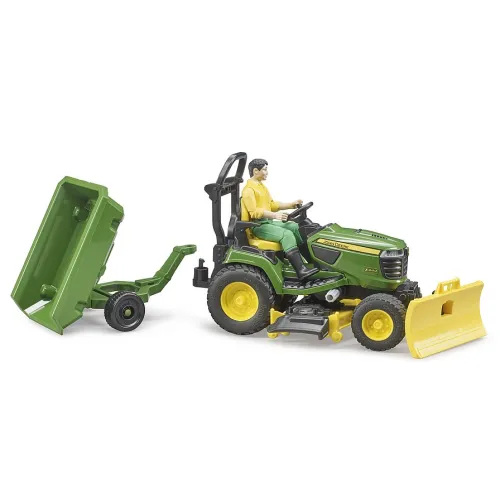 BRUDER John Deere kosiarka z przyczepką 62104