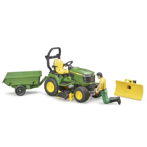 BRUDER John Deere kosiarka z przyczepką 62104