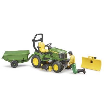 BRUDER John Deere kosiarka z przyczepką 62104