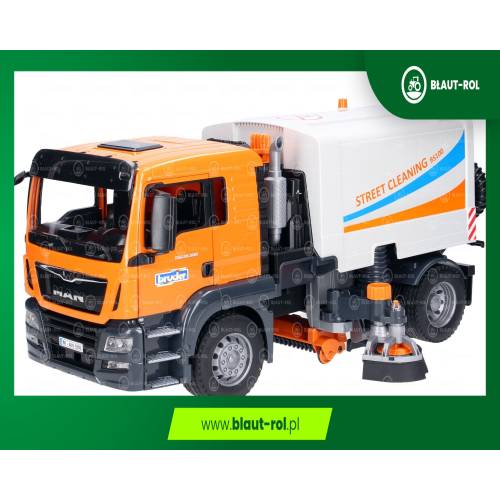 BRUDER Zamiatarka ulic MAN TGS zabawka 03780
