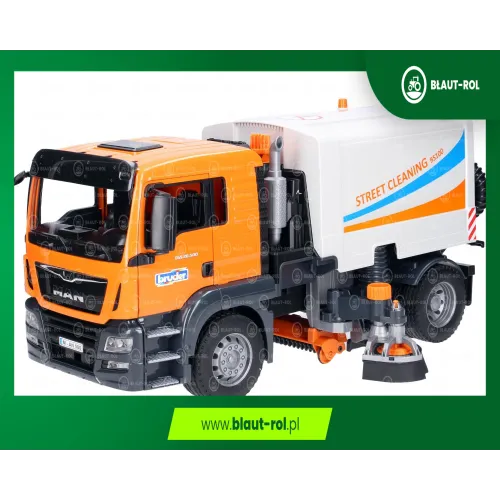 BRUDER Zamiatarka ulic MAN TGS zabawka 03780