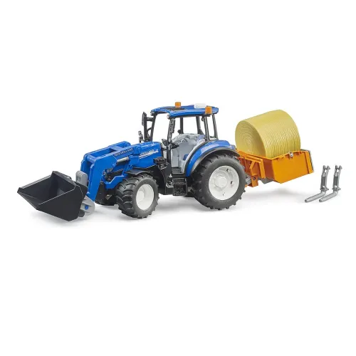 BRUDER traktor New Holland T5.120 + tur + skrzynia