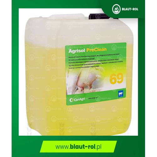 Płyn do mycia wymion Agrisol PreClean69 5kg Canagr