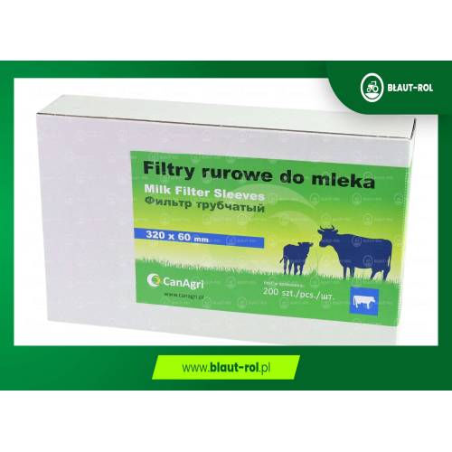 Filtry rurowe do mleka 320x60mm 200 szt. Canagri