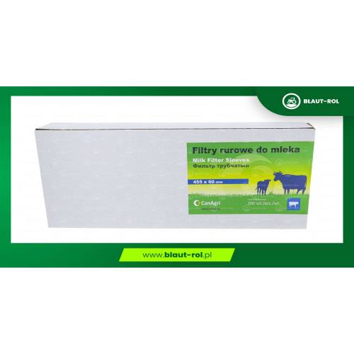 Filtry rurowe do mleka 455x60mm 200 szt. Canagri