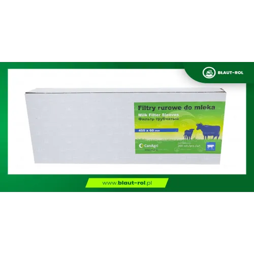 Filtry rurowe do mleka 455x60mm 200 szt. Canagri