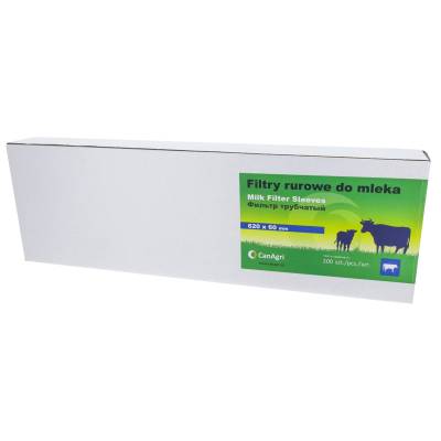 Filtry rurowe do mleka 620x60mm 200 szt. Canagri