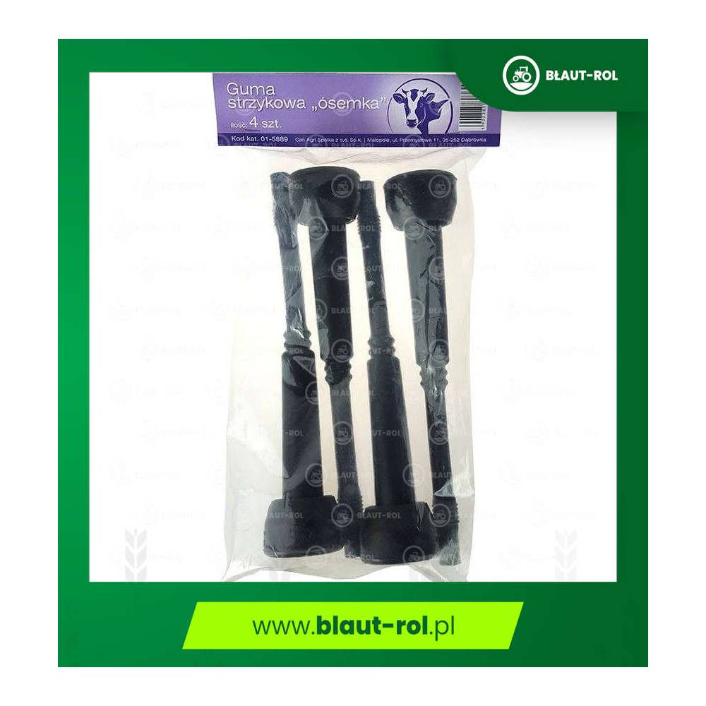 Guma strzykowa dojarki 8mm 4 szt. Canagri Ósemka