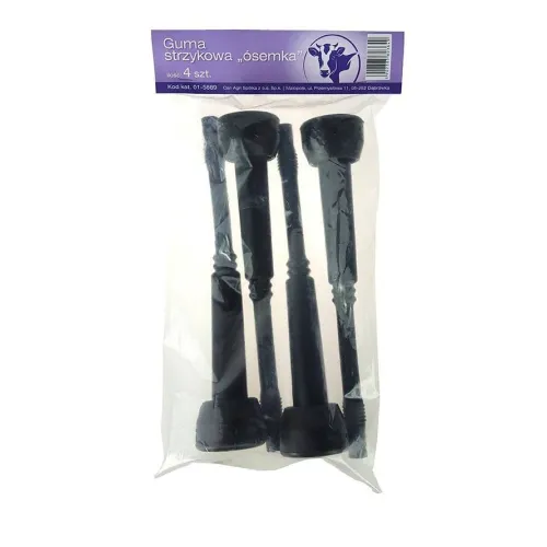 Guma strzykowa dojarki 8mm 4 szt. Canagri Ósemka