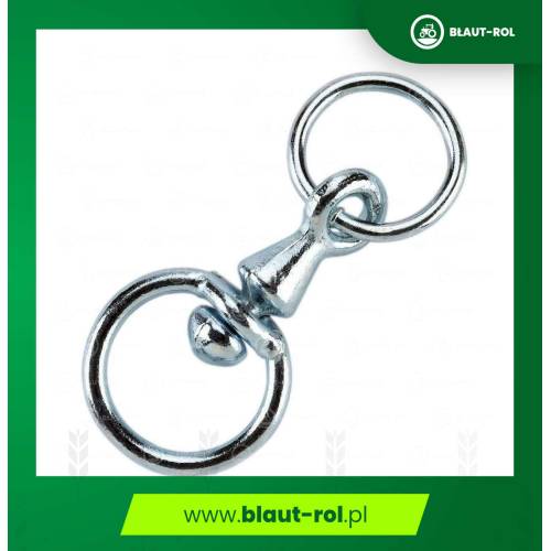 Krętlik do łańcucha okrętka z kółkiem śr.7mm Kerbl