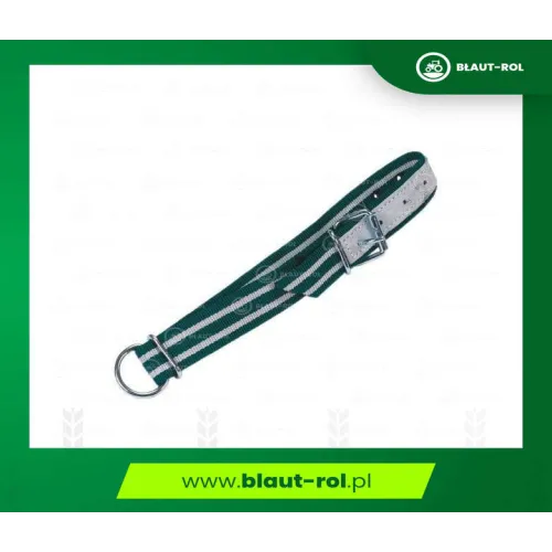 Obroża pas dla cieląt 100x4cm biało-zielona Kerbl