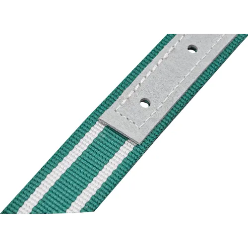 Obroża pas dla cieląt 100x4cm biało-zielona Kerbl