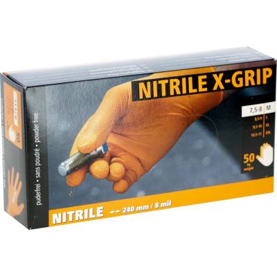 Rękawice nitrylowe Nitrile X-Grip 240 mm L 50szt